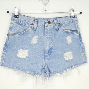Vintage Wrangler High Rise Cut Off Shorts